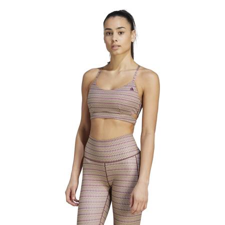 Stanik sportowy damski adidas YOGA STUDIO wielokolorowy IL6699