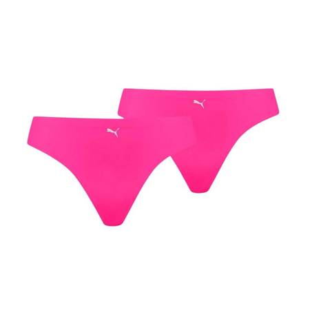 Stringi damskie Puma SEAMLESS 2-PACK różowe 93502211