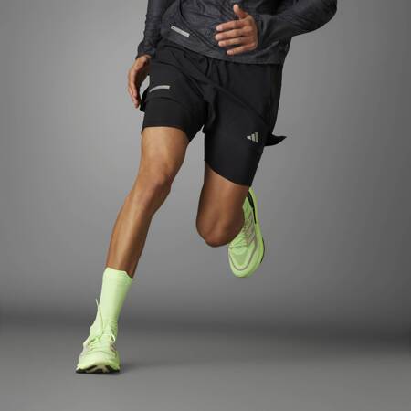 Szorty do biegania męskie adidas ULTIMATE 2-IN-1 czarne IL7186