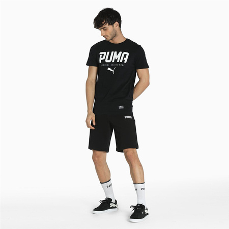 Szorty męskie Puma ESS SWEAT 10'' BERMUDAS TR czarne 84724001