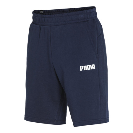 Szorty męskie Puma ESS SWEAT 10'' BERMUDAS TR granatowe 84724003