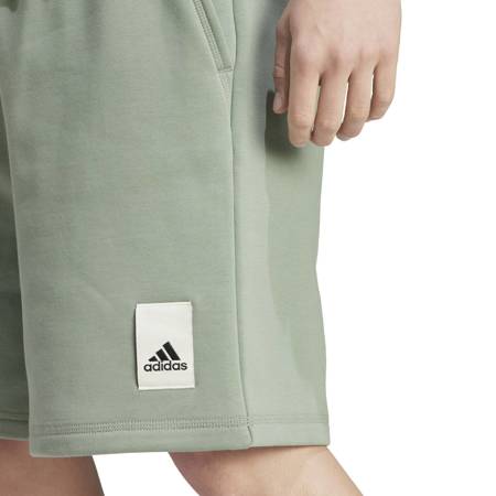 Szorty męskie adidas Lounge Fleece zielone IA9360