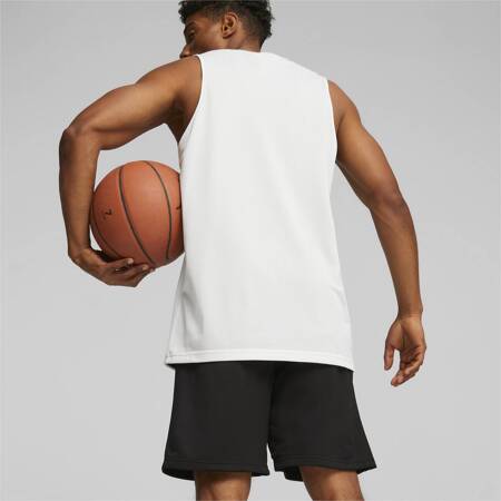 Tank top męski Puma HOOPS TEAM REVERSE PRACTICE czarny 67664001