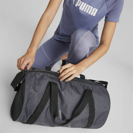 Torba sportowa damska Puma AT ESS BARREL szara 07962601