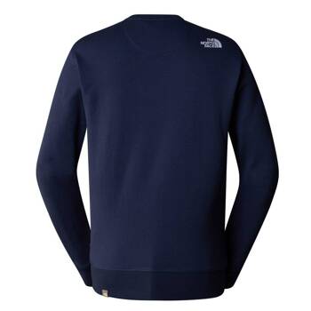 Bluza bez kaptura męska The North Face DREW PEAK CREW granatowa NF0A4SVR8K2