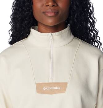 Bluza damska Columbia LODGE QUARTER ZIP beżowa 2073531191