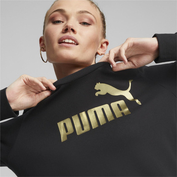 Bluza damska Puma ESS+ Metallic Logo czarna 84995601