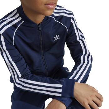 Bluza dresowa dziecięca adidas SST granatowa IY7455