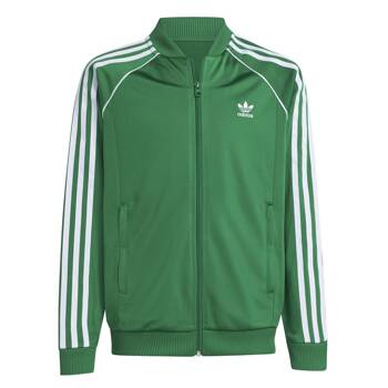 Bluza dresowa dziecięca adidas SST zielona IY7458