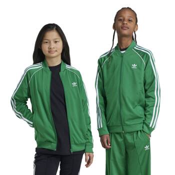 Bluza dresowa dziecięca adidas SST zielona IY7458