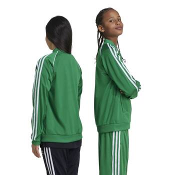 Bluza dresowa dziecięca adidas SST zielona IY7458