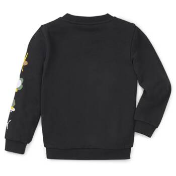 Bluza dziecięca Puma SMALL WORLD CREW TR czarna 67013101