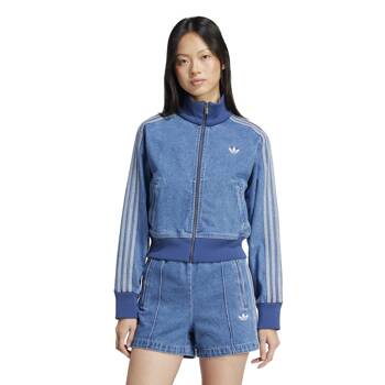 Bluza jeansowa damska adidas DENIM niebieska JD2570