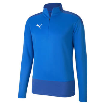 Bluza męska Puma TEAMGOAL 23 TRAINING 1/4 ZIP niebieska 65647602