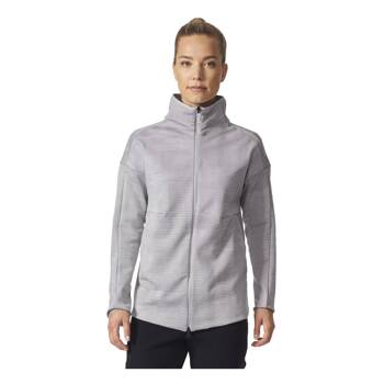 Bluza polarowa damska adidas ZNE PULSE COVUP szara BS4908