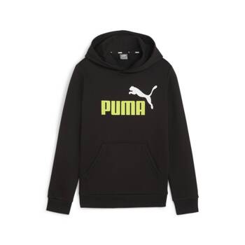 Bluza z kapturem chłopięca Puma ESS+ 2 COL BIG LOGO FL czarna 58698759