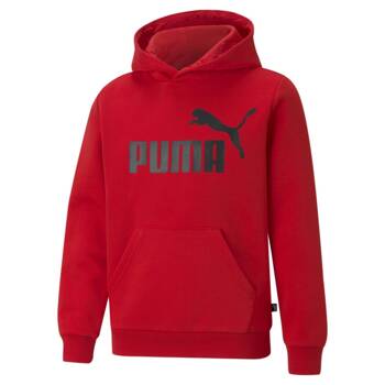 Bluza z kapturem chłopięca Puma ESS BIG LOGO FL czerwona 58696511