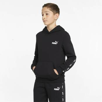 Bluza z kapturem chłopięca Puma ESS TAPE TR czarna 84920201