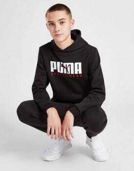 Bluza z kapturem chłopięca Puma KEY GRAPHIC FL czarna 67508656