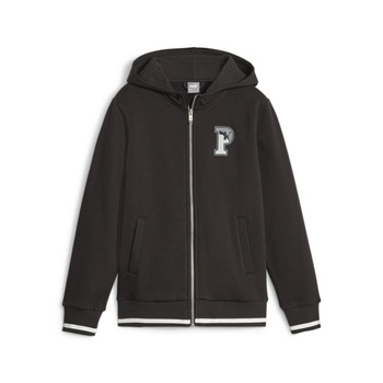 Bluza z kapturem chłopięca Puma SQUAD FZ FL czarna 67682401