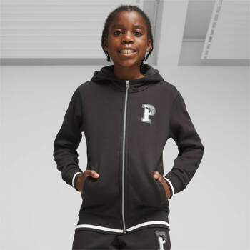 Bluza z kapturem chłopięca Puma SQUAD FZ FL czarna 67682401