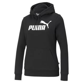Bluza z kapturem damska Puma ESS Logo czarna 58678801