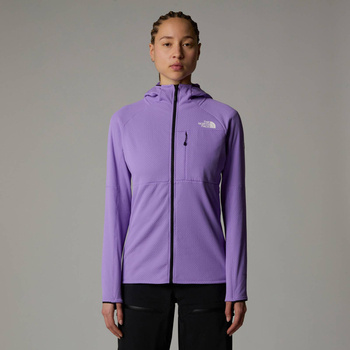 Bluza z kapturem damska The North Face SUMMIT FUTURE FLEECE FZ fioletowa NF0A5J8T1OH