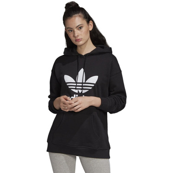 Bluza z kapturem damska adidas Originals TRF HOODIE czarna FM3307