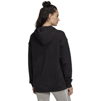 Bluza z kapturem damska adidas Originals TRF HOODIE czarna FM3307