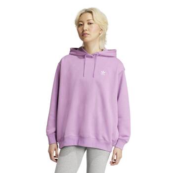 Bluza z kapturem damska adidas TREFOIL różowa IY4702