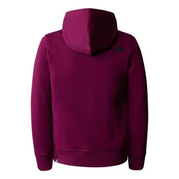 Bluza z kapturem dziecięca The North Face BOX bordowa NF0A855BI0H