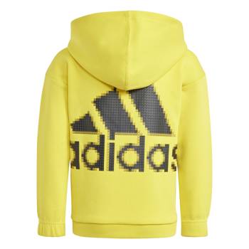 Bluza z kapturem dziecięca adidas CLASSIC LEGO FZ żółta IB6189