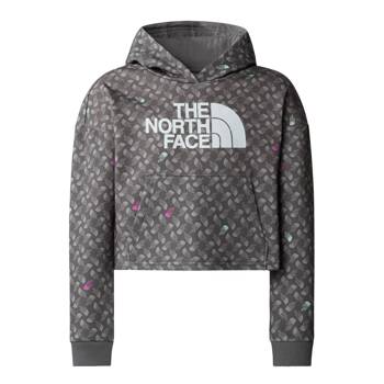 Bluza z kapturem dziewczęca The North Face DREW PEAK LIGHT szara NF0A8872VIJ