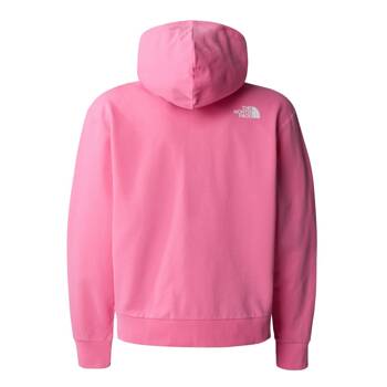 Bluza z kapturem dziewczęca The North Face FZ OVERSIZE LIGHT różowa NF0A877QPIH