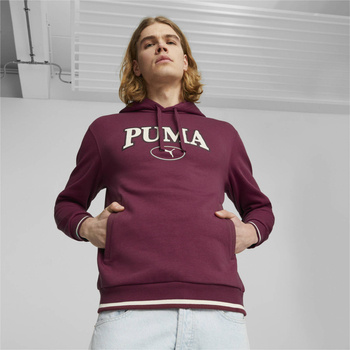 Bluza z kapturem męska Puma SQUAD FL bordowa 67601722