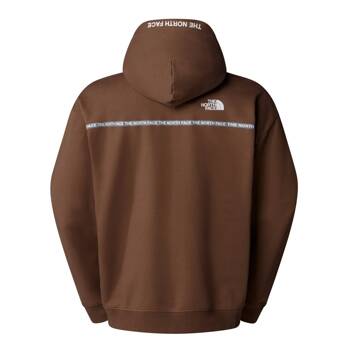 Bluza z kapturem męska The North Face ZUMU OVERSIZE brązowa NF0A89FJ1OI