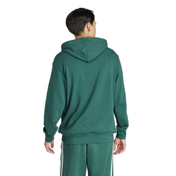 Bluza z kapturem męska adidas ESSENTIALS FRENCH BIG LOGO zielona IS1354