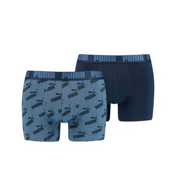 Bokserki męskie Puma AOP BOXER 2-PACK wielokolorowe 93505403