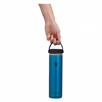 Butelka termiczna unisex Hydro Flask LIGHTWEIGHT WIDE FLEX 710ML niebieska LW24LW084