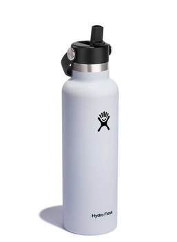 Butelka termiczna unisex Hydro Flask STANDARD FLEX STRAW CAP 621ML biała S21FS110