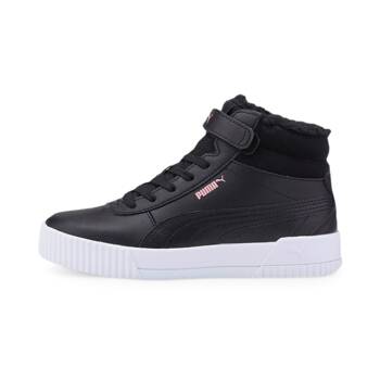 Buty sportowe dziecięce Puma CARINA MID FUR PS czarne 30968401