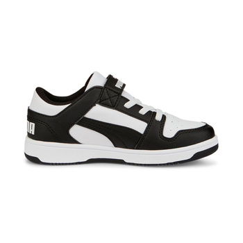 Buty sportowe dziecięce Puma REBOUND LAYUP LO SL V PS białe 37049216