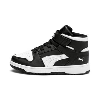 Buty sportowe dziecięce Puma REBOUND LAYUP SL V PS czarne 37048801