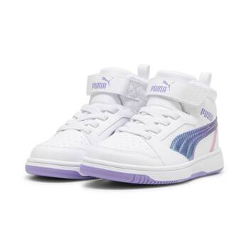 Buty sportowe dziecięce Puma REBOUND V6 MID BOUNCY SKY AC+ PS białe 39872601