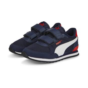 Buty sportowe dziecięce Puma RUNNER V3 granatowe 38551109