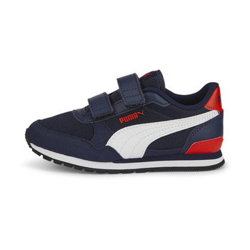 Buty sportowe dziecięce Puma RUNNER V3 granatowe 38551109