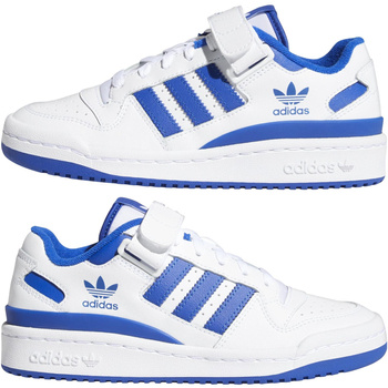 Buty sportowe dziecięce adidas FORUM LOW J białe FY7974