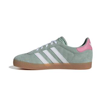 Buty sportowe dziecięce adidas GAZELLE J zielone IG9152