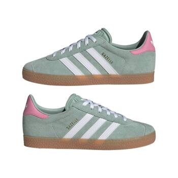 Buty sportowe dziecięce adidas GAZELLE J zielone IG9152