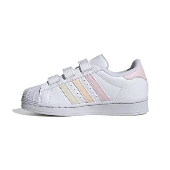 Buty sportowe dziecięce adidas SUPERSTAR CF C białe IF3573